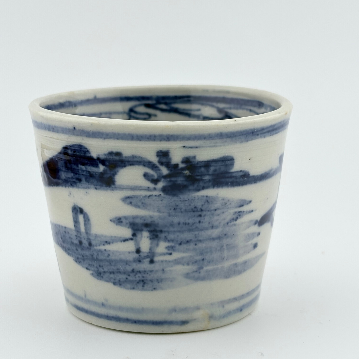 Seto Soba Choko Cup / Sometsuke White-Blue
