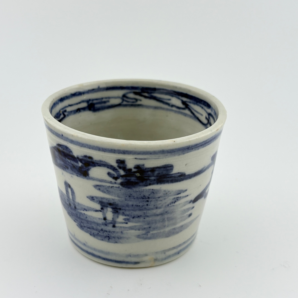 Seto Soba Choko Cup / Sometsuke White-Blue