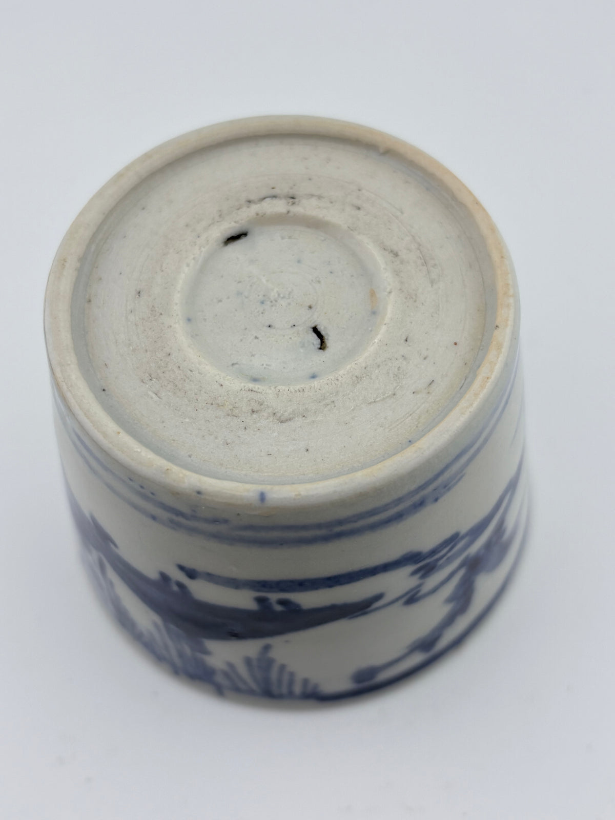 Seto Soba Choko Cup / Sometsuke White-Blue