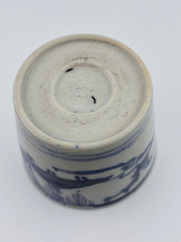 Seto Soba Choko Cup / Sometsuke White-Blue