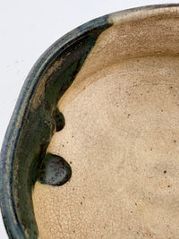 Seto Oribe Ware Chawan – Rustic Elegance and Natural Kiln Effects