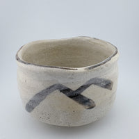 Vintage Shino Matcha Bowl – soft, milky glaze