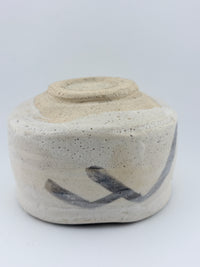 Vintage Shino Matcha Bowl – soft, milky glaze