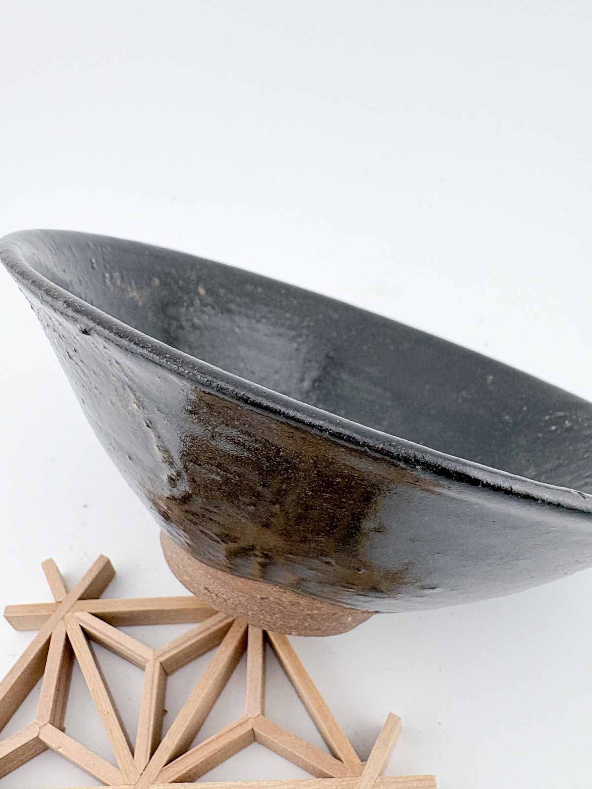 Iron Black Glazed Matcha Bowl