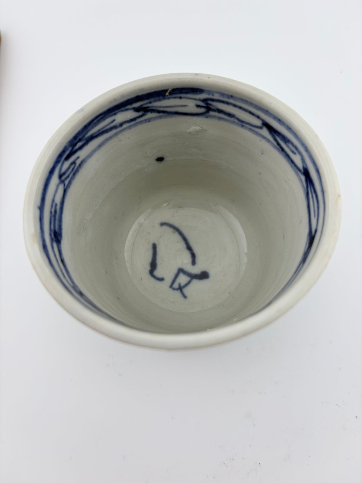 Seto Soba Choko Cup / Sometsuke White-Blue