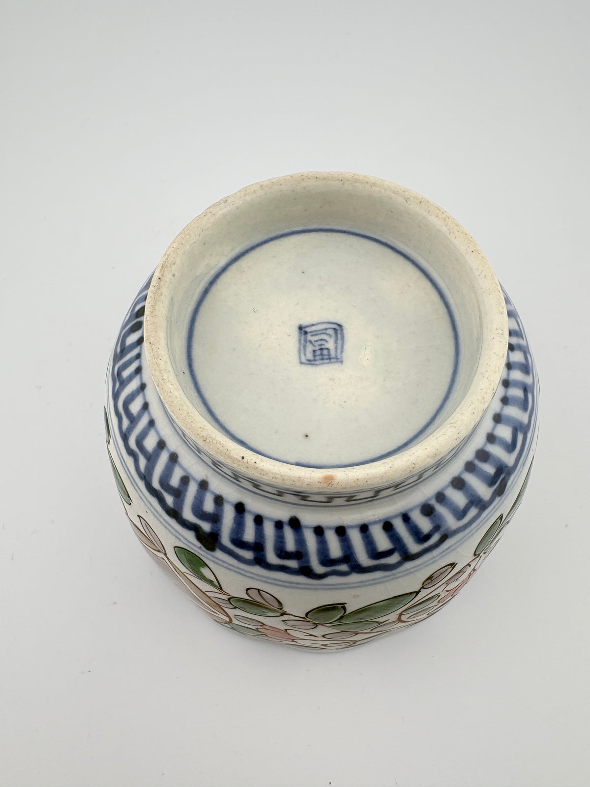 Edo Imari Soba Choko – Floral motif