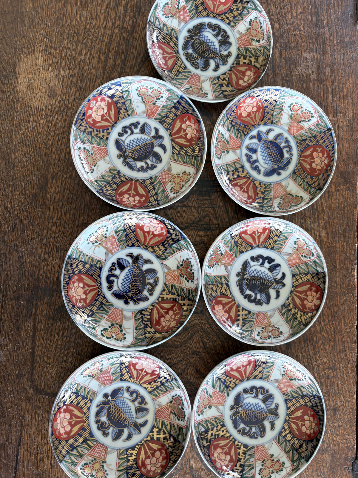 Meiji Imari Akae Small Plate