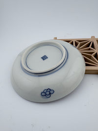 Meiji Imari Iroe Plate -Stylised blossom design