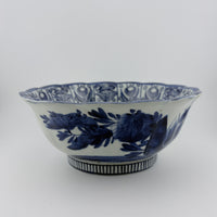 Imari Blue and White Deep Bowl