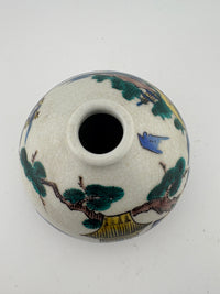 Antique Kutani Oil Jar – Landscape & Pavilion