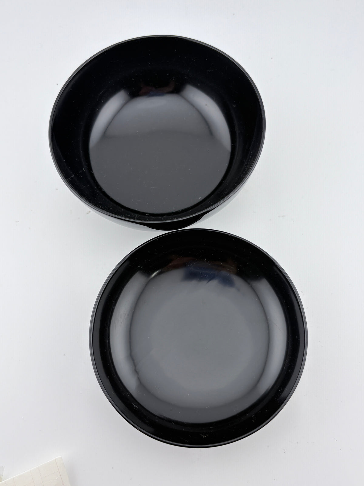 Japanese Black Lacquer Bowls – Set of 5