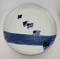 Meiji Imari Plate – Chidori over Waves