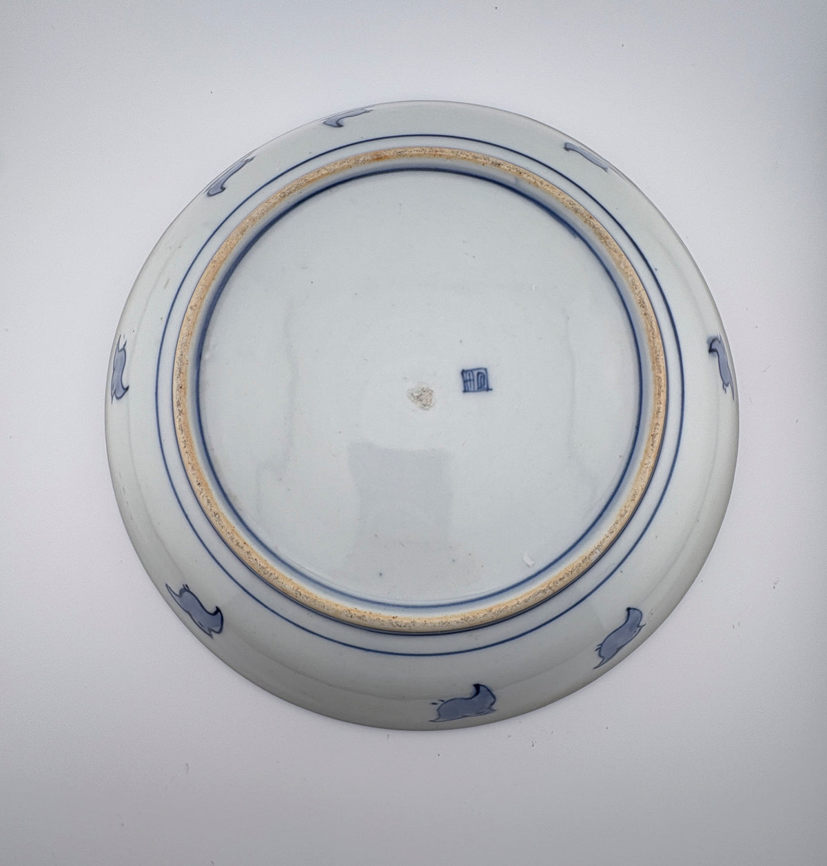 Meiji Imari Plate – Chidori over Waves