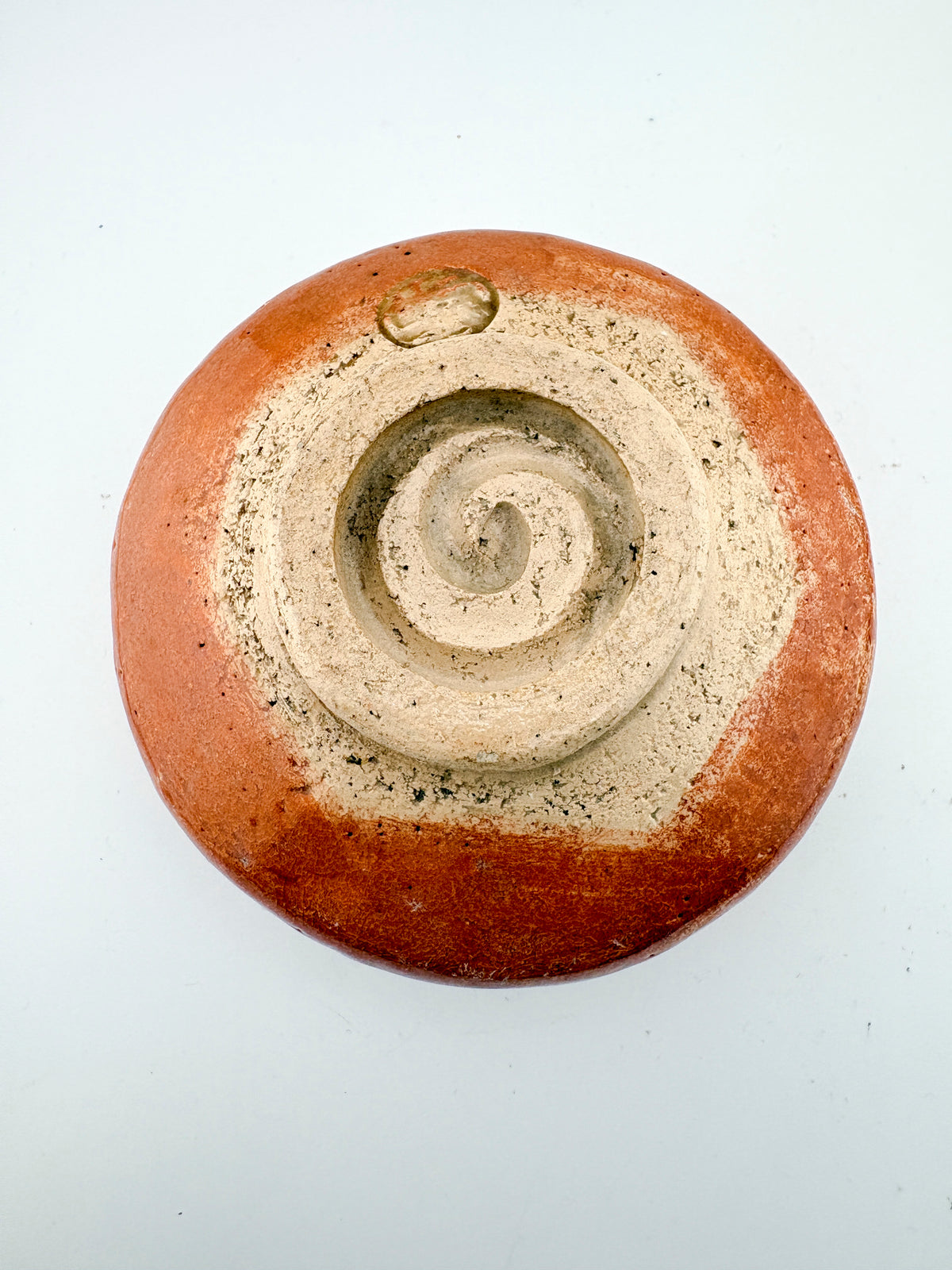 Vintage Aka-Raku Tea Bowl – Warm Red Earthenware