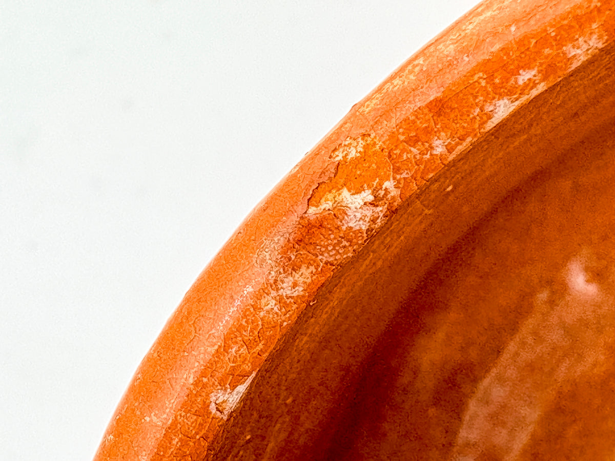 Vintage Aka-Raku Tea Bowl – Warm Red Earthenware