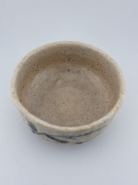Vintage Shino Matcha Bowl with Original Wooden Box